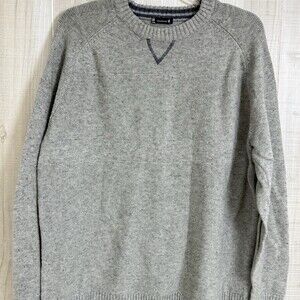 Smartwool  Crewneck Sweater Gray Wool Blend Hiking Men’s Sz M/L Outdoor